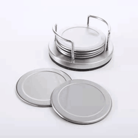 Sous-verre en métal résistant à la chaleur, protection anti-rayures pour table