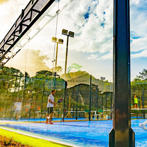 Cancha DE TENIS panorámica Paddle Ball Cancha de Pádel panorámica galvanizada en caliente para exteriores e interiores Anti-óxido - Product Image 3