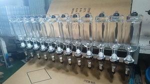 12ヘッド 壁掛け式香水ディスペンサー ディスプレイラックセット、香水充填機、香水バーセット (375ml/500ml/750ml対応) - Product Image 5