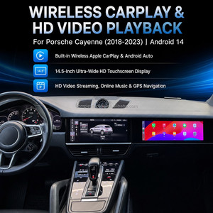 Reproductor Multimedia para coche Android de 14,5 pulgadas, Radio con pantalla táctil de pasajero para Porsche Cayenne 2018-2023 LHD - Product Image 5