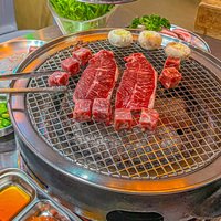 Gril de table d'échappement de fumée de BBQ commercial coréen gril de Barbecue de charbon de bois pour la maison de restaurant