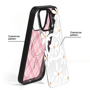 เคสโทรศัพท์แบบแม่เหล็กถอดได้ 3-in-1 ลายหัวใจสีชมพูสไตล์สาวหวาน สำหรับ <span class=keywords><strong>iPhone</strong></span> 16 15 14  วัสดุ PC ใส พร้อมลายพิมพ์ - Product Image 6