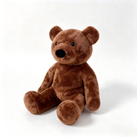 Ours en peluche chauffant lesté personnalisé, fabrication OEM ODM, rembourrage granulaire, peluche douce, cadeau