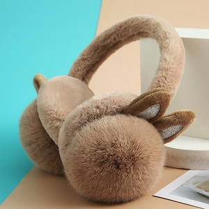 Orejeras de Invierno con Orejas de Conejo, Suaves y de Felpa, con Peluche Sintético, Protección Contra el Frío para Mujeres y Niñas - Product Image 6