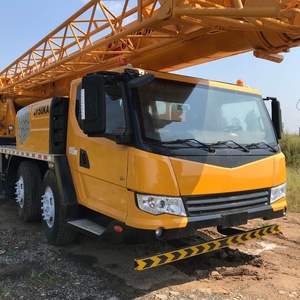 QY50KA 50 Ton Hydraulic Mobile Truck <b>Crane</b> Yellow Heavy Duty Lifting Equipment Used <b>Crane</b> - Product Image 6