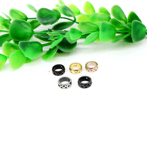 yunnique Stainless Steel Star Hollow Rings For Bracelet Making Metal Beads <b>Spacer</b> Jewelry Parts - Product Image 3