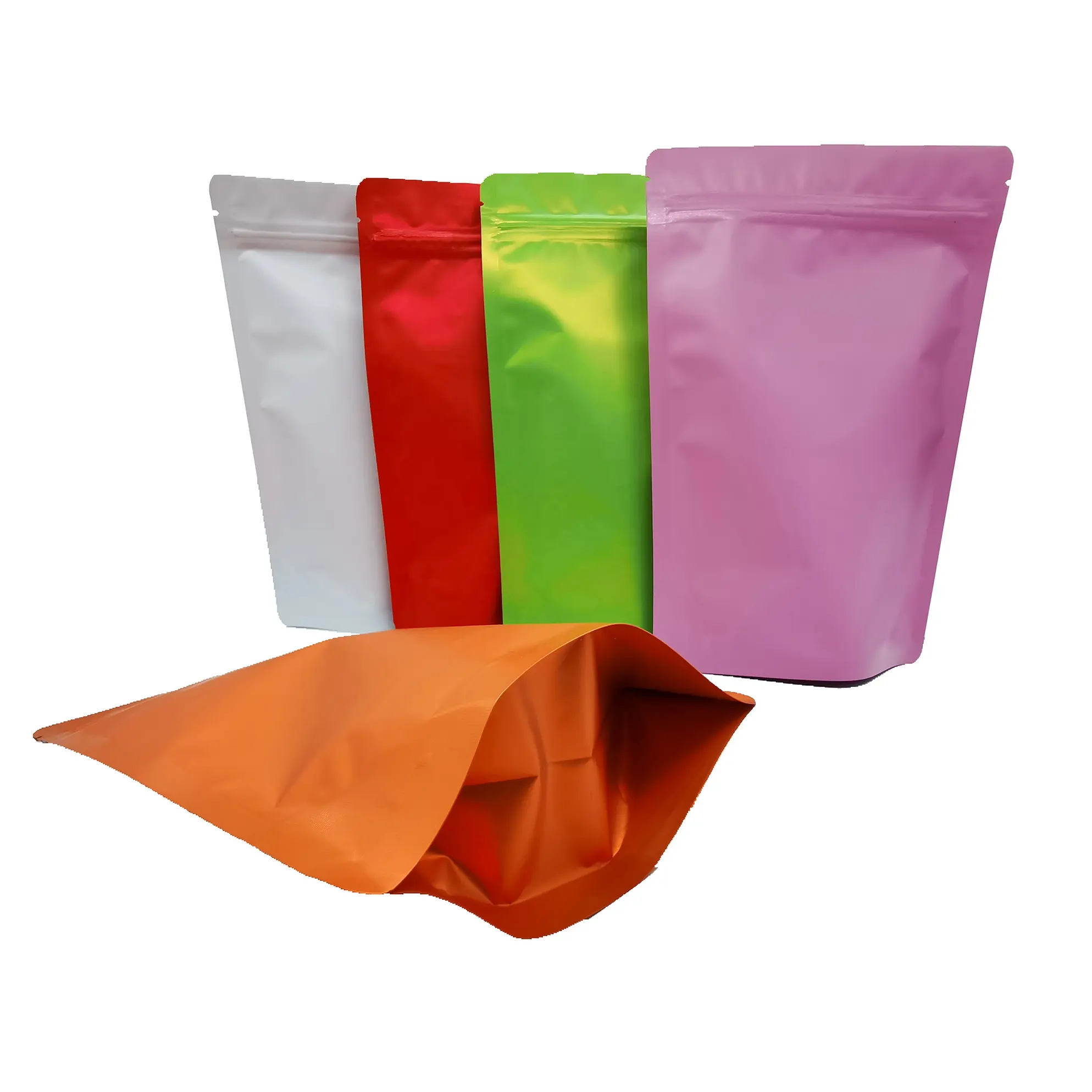 Matte Low MOQ 100g/200g/300g Bath Salts Bags Printed,Doypack Bath Salt,Pink Edible Salt Packaging Bag