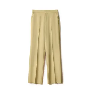 Pantaloni primaverili da donna vestiti di lusso per le donne pantaloni Casual a vita alta estivi nuovi eleganti pantaloni dritti Casual