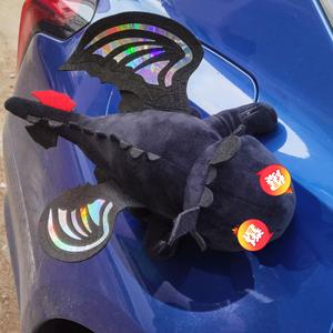 Muñeco de Peluche Decorativo para Coche, Colgante de Techo, Pequeño Dragón Volador, Accesorio para <span class=keywords><strong>Casco</strong></span> de Motocicleta - Product Image 4