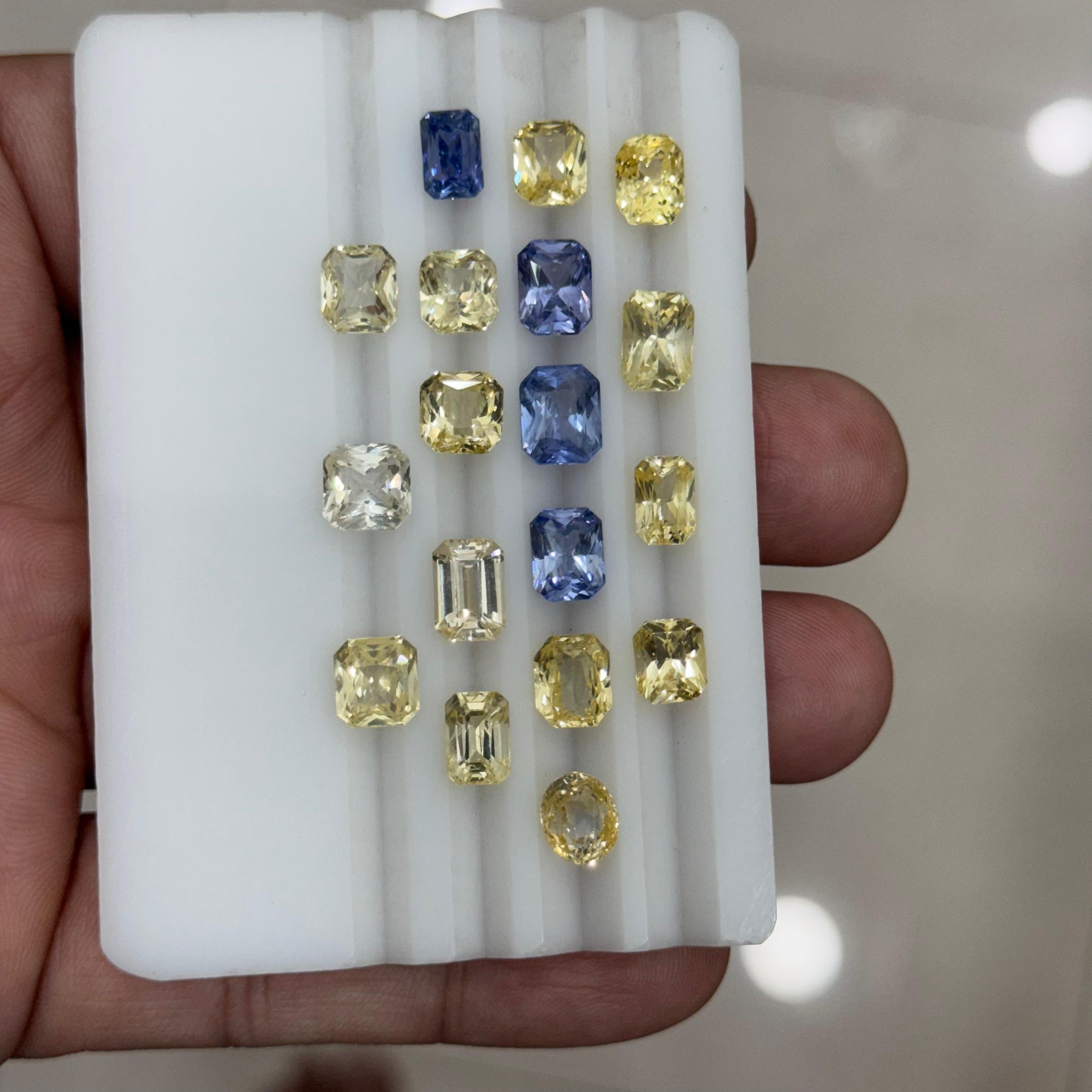 Crystal Blue Sapphire Natural Untreated Gemstones