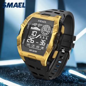 นาฬิกาดิจิตอล SMAEL 8130 สปอร์ตโครโนกราฟ หน้าปัดเรืองแสง กันน้ำ 5BAR สายพลาสติก ดีไซน์ทันสมัย - Product Image 3