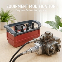 Control Remoto Inalámbrico Universal para Grúa Elevadora, 12V 24V, Alcance de 500m, Equipo Hidráulico Industrial