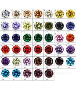 Sẵn Sàng Vận Chuyển 200 Viên Đá Quý Tổng Hợp Lỏng Lẻo Hình Tam Giác Cắt Đá Tím Zirconia - Product Image 4