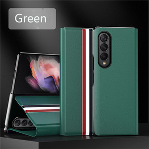 Étui de téléphone portable en cuir pliable anti-rayures antichoc PC housse de protection arrière de téléphone portable pour Samsung Galaxy <span class=keywords><strong>Z</strong></span> <span class=keywords><strong>Fold</strong></span> 3 <span class=keywords><strong>4</strong></span> - Product Image 4