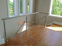 Système de garde-corps en câble métallique Reilbu, nouveau design, pour balcon, escalier, terrasse, clôture