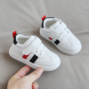 흰색 스니커즈 남아 여아 소프트 솔 아기 워킹 슈즈 - Product Image 6