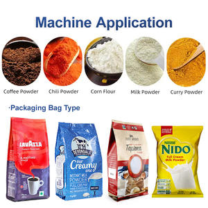 Machine d'emballage verticale automatique multifonction pour poudre de <span class=keywords><strong>mastic</strong></span> mural, machine d'emballage de poudre de pigment en sachet debout - Product Image 2