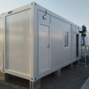 Pièces de maison préfabriquées en acier galvanisé de 6x3x2,8 mètres, à assembler rapidement, pour structure de conteneur de maison préfabriquée. - Product Image 3