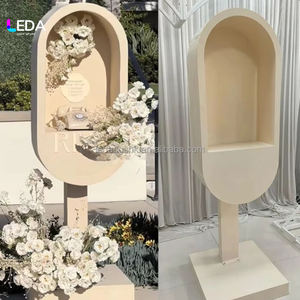 LEDA - Soporte de Metal para Cabina Telefónica, Personalizable, para Libro de Visitas de Boda con Audio - Product Image 2