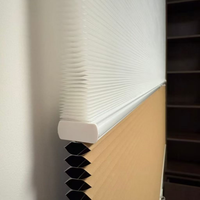 Stores alvéolaires électriques motorisés intelligents Tuya Zigbee, stores occultants cellulaires personnalisés sans fil à batterie pour hôtel, maison, bureau