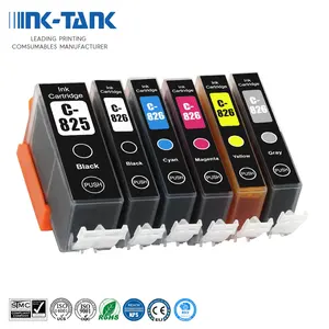 INK-TANK PGI 825 CLI 826 XL PGI-825 PGI825 CLI-826 CLI826 Premium Color Compatible Inkjet Ink Cartridge for Canon PIXMA MG6180