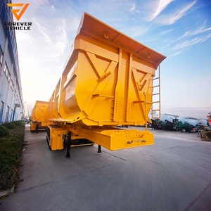 Remolques Volquete de Servicio Pesado de 3 y 4 Ejes, Nuevos y Usados, con Cilindro Hidráulico, para Tractor, con Descarga Lateral y Trasera - Product Image 4