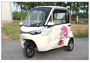 Cheap Mini Electric <b>Passenger</b> Tricycle Closed <b>2</b> Door 3 Seat 3 Wheel Delivery Car - Product Image 2