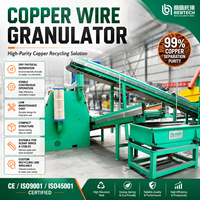 Ligne de recyclage de circuits imprimés et machine de recyclage de câbles pour la récupération du cuivre et le traitement des déchets électroniques