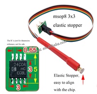 Sonda de Programación de Chips MSOP8, Pogo Pin 3x3 2.8x2.9 para Programación de Instrumentos Automotrices