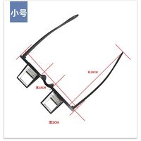 Bettprisma-Brille Horizontaler Spiegel Faulenzergläser 90-Grad-Prismenbrille zum Lesen und Fernsehen im Liegen