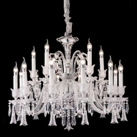 Décoration de mariage, lustre en cristal pour salon, hôtel, villa, salle de banquet, décoration avec bras torsadés à la main, lampes en cristal