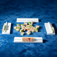 Pabrik YUDA Mah Jong 3 Toned Free Design Mahjongg Papan Permainan Ubin Mahjong 160 Ubin Mahjong Amerika