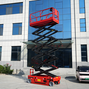 Xách Tay Nâng Nền Tảng 10M 12M 14M 16M Tự Động Di Động Nâng Lên Thủy Lực Điện Scissor Lift Cho Trên Không Làm Việc - Product Image 5