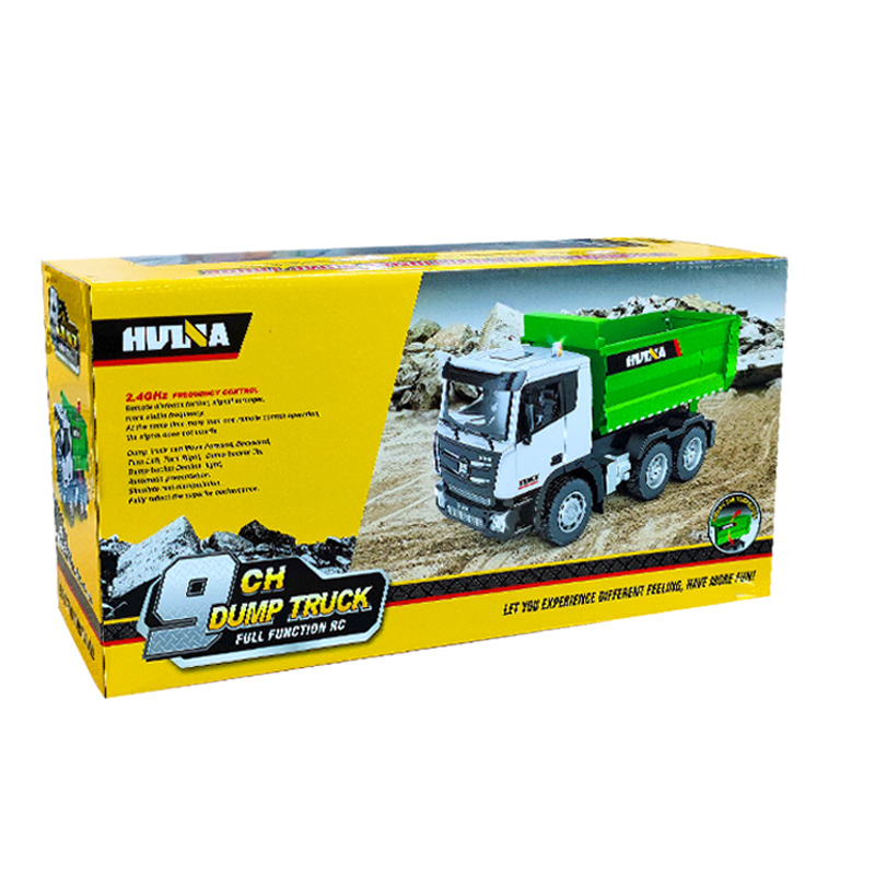 Newly Huina 1556 RC Engineering Tipper Lorry 2.4G 1:18 9ch