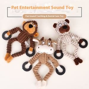 Premium peluş köpek oyuncaklar için küçük orta cins yavru eğitim ve eğlence için interaktif çiğneme Pet malzemeleri - Product Image 1