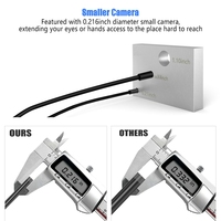 Endoscope sans fil ANCEL W655, câble de 5 m, caméra d'inspection du moteur de voiture, 1080P, WiFi, boroscope