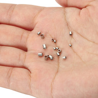 Tube en acier inoxydable étanche perles entretoises résultats de bijoux pour la fabrication de bijoux à bricoler soi-même