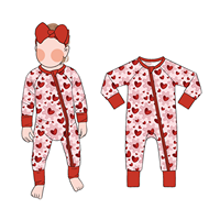 Combinaison pour bébé personnalisée Little Glow Kid avec fermeture éclair YKK, combinaison respirante en bambou de bonne qualité, combinaison pour nouveau-né, combinaison pour enfants