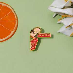 Spille Smaltate Personalizzate con Gesù, Distintivi da Bavero, Gioielli Divertenti a Cartone Animato, Regalo per Bambini e Amici - Product Image 4