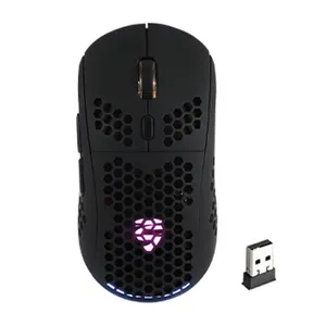 Беспроводная игровая мышь, перезаряжаемая оптическая компьютерная мышь RGB с подсветкой для ноутбука, ПК, эргономичная Беспроводная игровая мышь