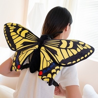 Nouveau Sac à Dos en Peluche Papillon Brodé Personnalisé pour Enfants, Cadeau de Fête, Jouet Anti-Stress