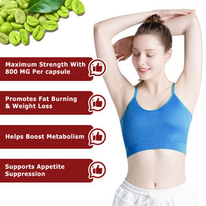 क्लोरोजेनिक एसिड समर्थन वजन प्रबंधन के साथ ओम निजी लेबल ग्रीन कॉफी बीन्स कैप्सूल - Product Image 4