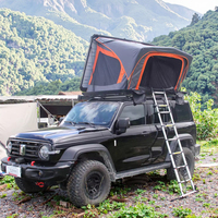 Tente de toit rigide en aluminium LLOYDBERG, imperméable, pour SUV, camion, 4x4, camping hors route, avec échelle