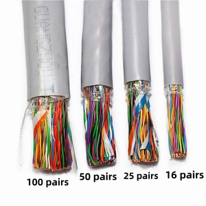 Cables <span class=keywords><strong>de</strong></span> telecomunicaciones 0,4mm cobre desnudo interior multipar 0,5mm Cat3 Cables <span class=keywords><strong>de</strong></span> <span class=keywords><strong>teléfono</strong></span> Cables <span class=keywords><strong>de</strong></span> comunicación 25 pares CAT3 <span class=keywords><strong>cable</strong></span> - Product Image 3