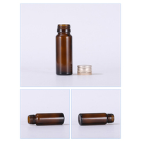 LanJing 30ml Ambre Oral Liquide Bouteille Verre Enzyme Sérum Bouteille avec Couvercle en Aluminium