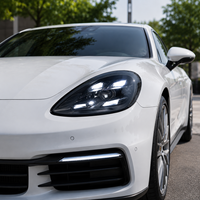 BK LED-Scheinwerfer-Set für Porsche Cayenne 2007-2010 Matrix-Stil Sequenzieller Blinker Plug-and-Play