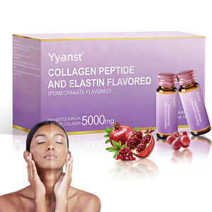 Bebida de colágeno de pescado fresco con sabor a granada, ingredientes naturales de belleza OEM/ODM que favorecen el blanqueamiento y reafirmación de la piel. - Product Image 1