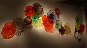 La più recente decorazione della casa di arte della parete corridoio dell'hotel di lusso 100% decorazione della parete di vetro di Murano fatta a mano