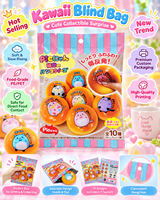 Sachet Doypack Mini en PE Kraft Imprimé Personnalisé avec Valve pour Aliments pour Bébé, Biscuits, Bonbons, Grains de Café, Thé - Scellage Arrière Jetable