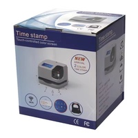 Dispositivo de Registro de Tiempo Automático con Pantalla Táctil, Memoria USB, Multifuncional, Compatible con DST, Máquina Electrónica de Fecha y Hora